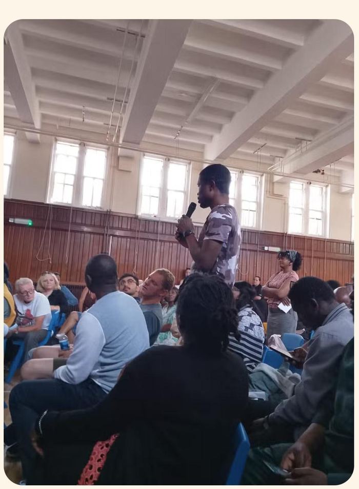 Community town hall meeting, Glasgow
